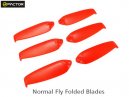 200QX Normal Foldable Blade -Red (6 pcs, 3R+3L) [HF200QX03RD]
