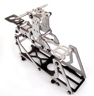 Carbon Fiber CNC Frame - Silver Graphite - King 2