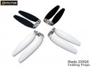 350QX 2 -Blades Folding Prop set ( 4 Blade Grips, 8 Blades)