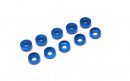 Countersunk Washer M2-Blue (2mm inner hole, 10pcs)