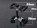 Integrated Main Shaft Block w/ Thrust Bearings Trex 600E Pro