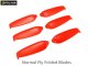 200QX Normal Foldable Blade -Red (6 pcs, 3R+3L) [HF200QX03RD]