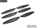 350QX Foldable Blade -Black (6 pcs, 3R+3L) [HF350QX02BK]