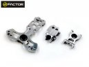 Spare Metal Parts (Silver)- T150 Chassis [HFA15001P3]