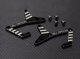 Alu. 7075 Side Frame Super Stiffener - Trex 550 Dominator