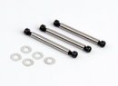 Hardened Steel Feathering Shaft (3 pcs) -Trex 150