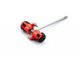 Alu.Tail Blade Grip Set w/ Angular contact Bearing (Red) B130X