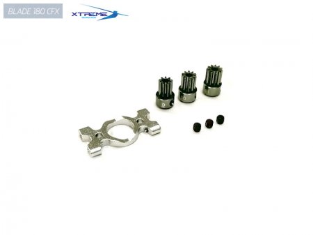 Motor Mount and Pinion Gears Set (9, 10, 11T) -B180CFX