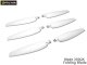 350QX Foldable Blade -White (6 pcs, 3R+3L) [HF350QX02WT]