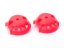 Plastic Cover for carbon blade (1 pair) Red - Blade 350QX