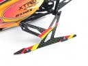 Carbon Landing Skid Set (Red) - Blade 130X