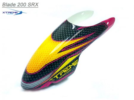 Epoxy Flexible Fiber Glass Canopy ( Painted - Yellow ) B200SRX
