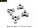 200QX 3-Blades Prop set (4 Blade Grips, 12 Blades) [HF200QX01]