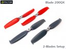 200QX 2-Blades Prop set ( 4 Blade Grips, 12 Blades)[HF200QX02]