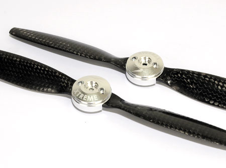 Aluminium Covers for Carbon Blade (Silver, 2 pcs) -Blade 350QX - Click Image to Close