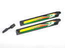 Carbon Fiber Polymer Main & Tail Blade (1 set Green) - Trex 150