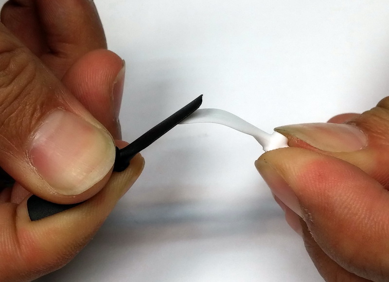 Carbon Fiber Polymer Tail Blade (4 pcs Black)- Trex 150 - Click Image to Close