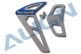 Carbon Stabilizer Fin Set/1K Silver-V2 - Click Image to Close