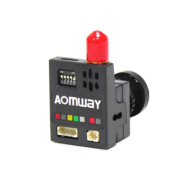 FPV 5.8G 8CH 200mW AV Transmitter Integrated 700TVL CMOS HD Cam - Click Image to Close