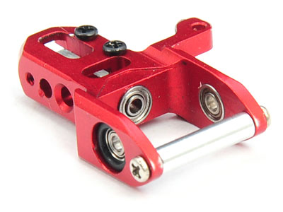 Integrated Tail Gear Unit w/ Angular Contacted Bearings (Red) - Click Image to Close