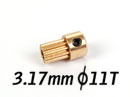 Motor Pinion 11T (0.5M, 3.17mm hole)