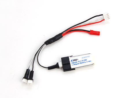 Charging Cable for 3pcs MCPX 1s Lipo - Click Image to Close
