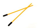 Mini Antenna Tube -Orange (135mm x 4mm, 2 pcs)