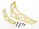 Fiber Tail Fins Set-Gold(For King 3 , Belt CP v2)