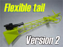 V2 Flexible Tail w/ Engine -Yellow color (for Lama v3)