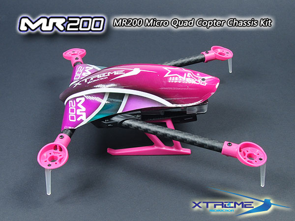 MR200 Micro Quad Copter Chassis Kit (Purple Canopy)