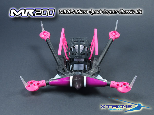 MR200 Micro Quad Copter Chassis Kit (Purple Canopy)