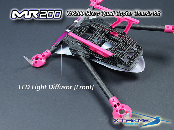MR200 Micro Quad Copter Chassis Kit (Purple Canopy) - Click Image to Close