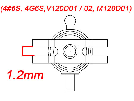 Tail Pitch Slider (4#6S, 4G6S,V120D01 / 02, M120D01) - Click Image to Close