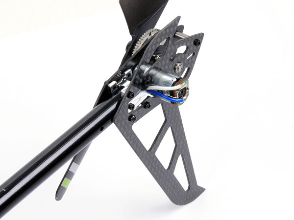 Carbon Fiber Tail Gear Box w/ Tail Fin -MJX F45 - Click Image to Close