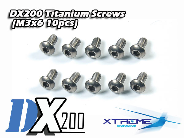 DX200 Titanium Screws (M3x6 10pcs) - Click Image to Close