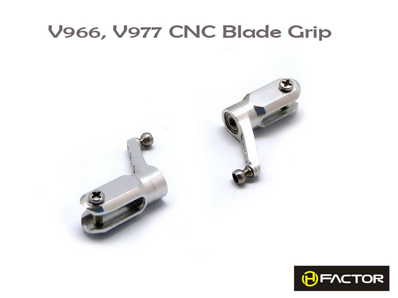 V966 / 977 CNC Aluminium Main Blade Grip set [HFV97702] - Click Image to Close