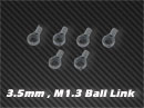 3.5mm , M1.3 Ball Link x6 for HPTB001 , HPTB009