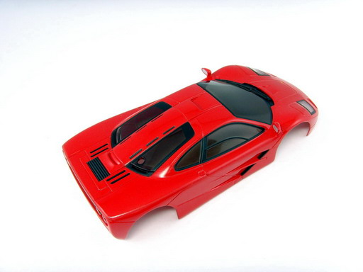 Mclaren F1 GTR body [Red] for Mini-z / iwaver / FireLap - Click Image to Close