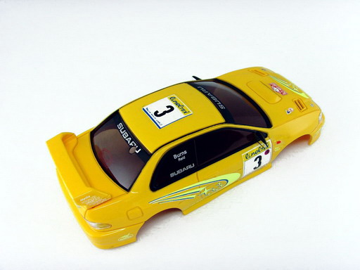 Subaru impreza Body [Yellow] for Mini-z / iwaver / FireLap - Click Image to Close