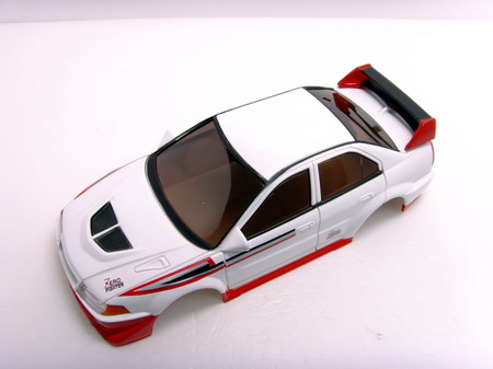 Mitsubishi Lancer Evo Body[W/T] for Mini-z / iwaver / FireLap - Click Image to Close