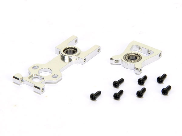 Spare Metal Parts for Carbon Frame (Silver) -Trex 150 - Click Image to Close