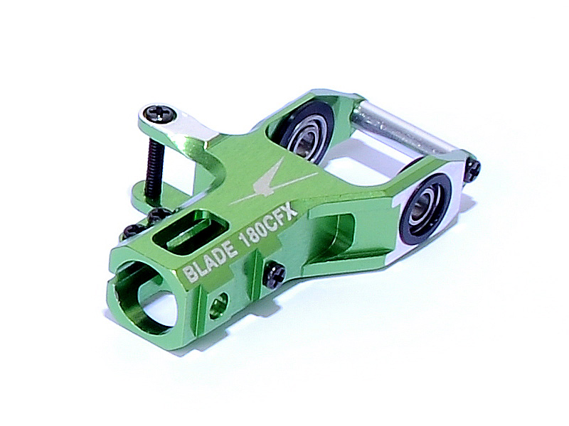 Aluminium Tail Gear Box - B180CFX (Green) - Click Image to Close