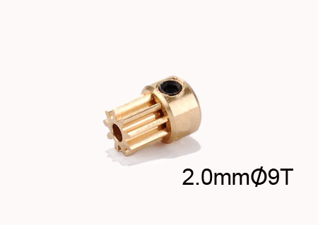 Motor Pinion 9T (0.5M, 2.0 mm hole) - Click Image to Close