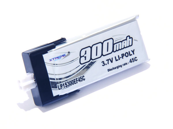 LI-Po 3.7V, 300mAh, 45C - (Blade nQX 3D) - Click Image to Close