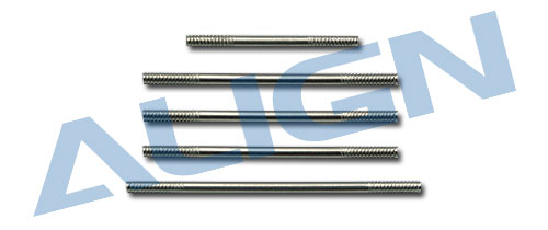 450 Sport Stainless Steel Linkage Rod - Click Image to Close