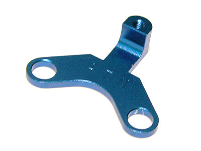 Rear Oil Shock Mount (for 94mm Mount) -- BLUE - Click Image to Close
