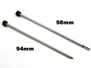 AWD Tit. Light Weight Central Shaft Set (98mm) - Click Image to Close
