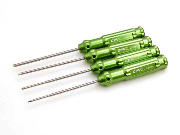 Green color Hexagon Wrench Set (1.5mm, 2.0mm, 2.5mm, 3.0mm) - Click Image to Close