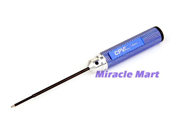 Blue Knurling 2.5mm Hexagon Wrench - Click Image to Close