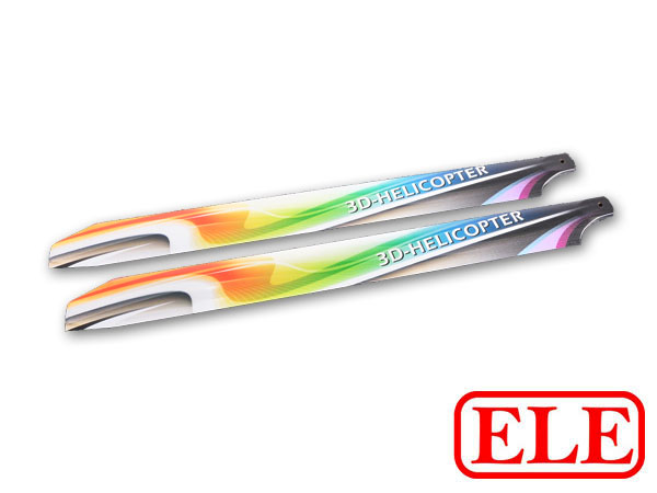 ELERC Patern Carbon Main Blades - 360mm (Painting A2) - Click Image to Close